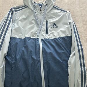 Adidas Women’s Two-Tone Blue Windbreaker